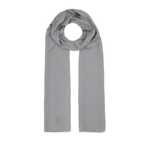 Dört Mevsim Buz Beyazı Paisley Monogram Şal