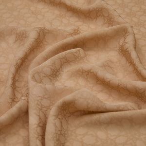 Dört Mevsim Camel Monogram Eşarp