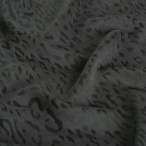 Dört Mevsim Leopar Desenli Füme Şal