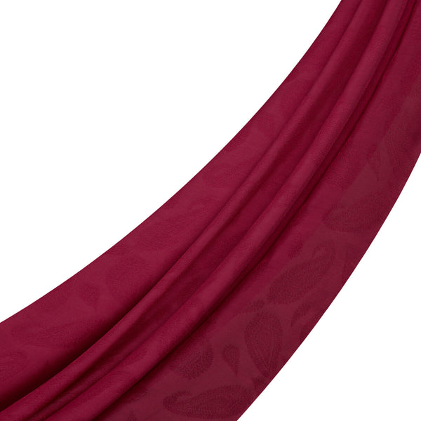 Dört Mevsim Fuşya Paisley Monogram Şal