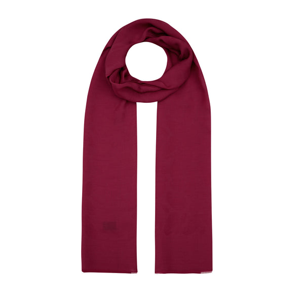 Dört Mevsim Fuşya Paisley Monogram Şal