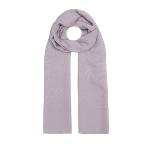 Dört Mevsim Leylak Zebra Desenli Monogram Şal