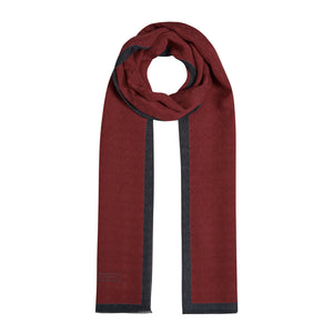 Dört Mevsim Osmanlı Kırmızısı Monogram Şal
