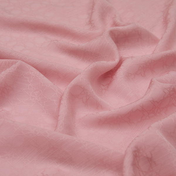 Dört Mevsim Pudra Pembesi Monogram Eşarp