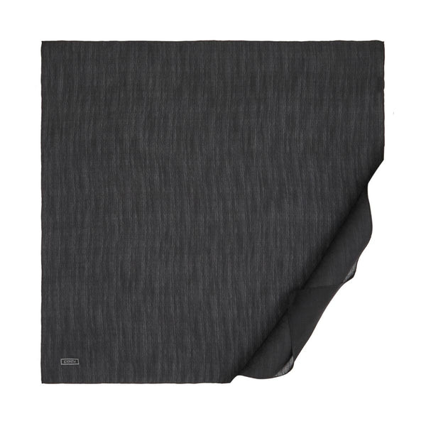 Dört Mevsim Siyah Monogram Eşarp