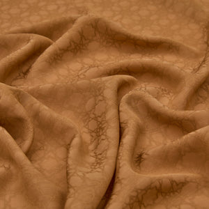 Dört Mevsim Sütlü Kahve Monogram Eşarp