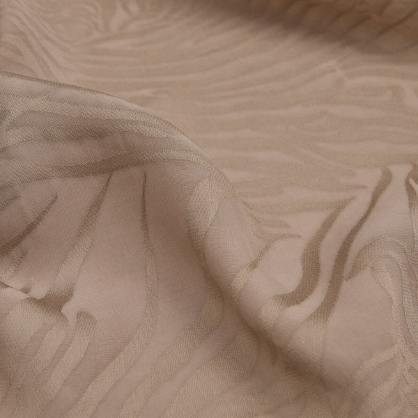 Dört Mevsim Taş Zebra Desenli Monogram Şal