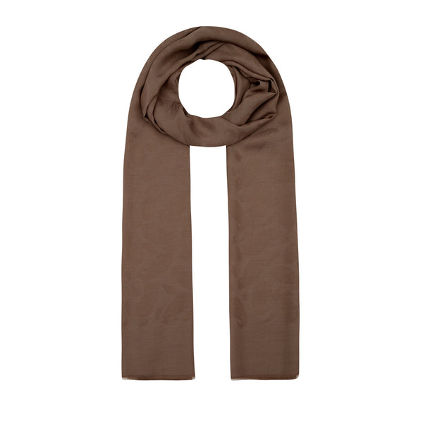 Dört Mevsim Vizon Paisley Monogram Şal