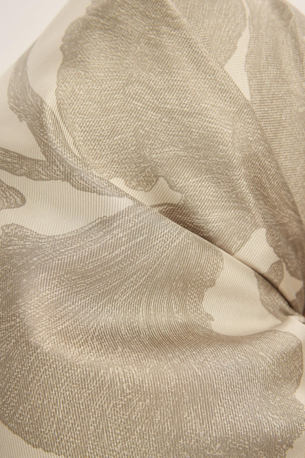 Farah Mulberry İpek Eşarp 90x90 cm - Bej