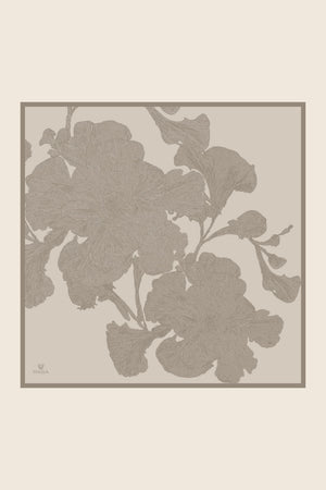 Farah Mulberry İpek Eşarp 90x90 cm - Bej