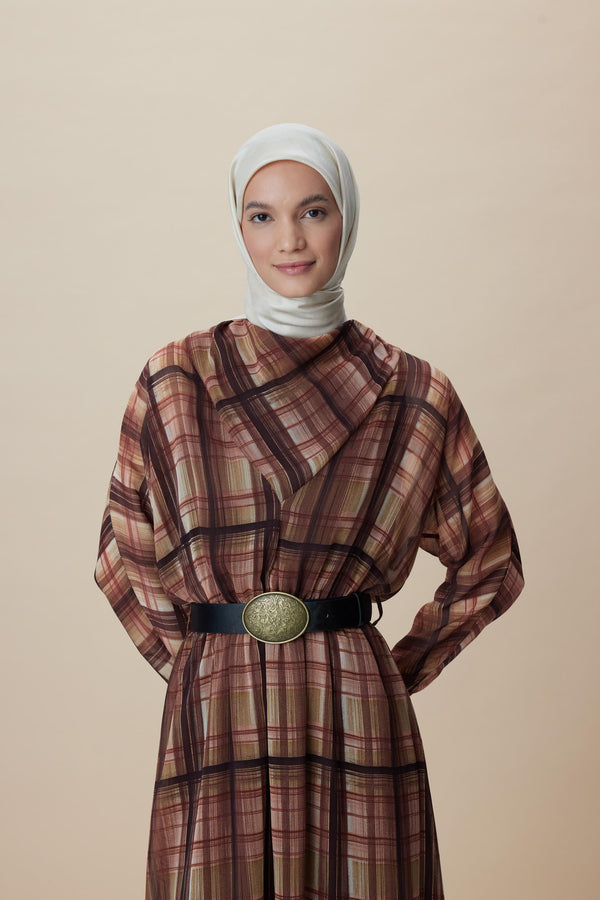 Farah Mulberry İpek Eşarp 90x90 cm - Krem
