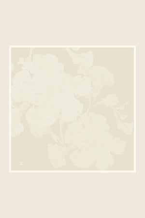 Farah Mulberry İpek Eşarp 90x90 cm - Krem