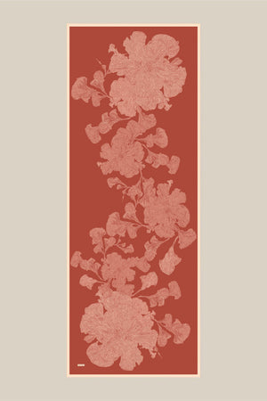 Farah Mulberry İpek Şal 70x190 cm - Gül Kurusu