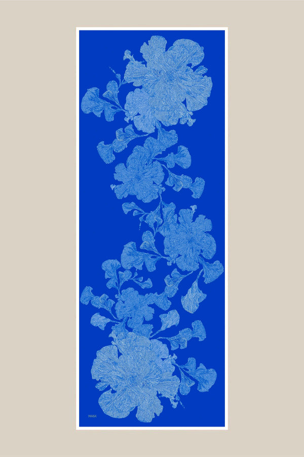 Farah Mulberry İpek Şal 70x190 - Saks
