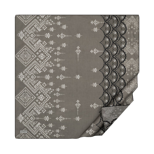 Füme Kilim Esintisi Pamuk Eşarp