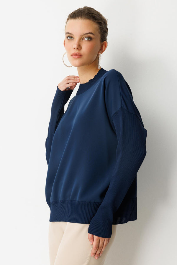 Balıkçı Yaka Bluz