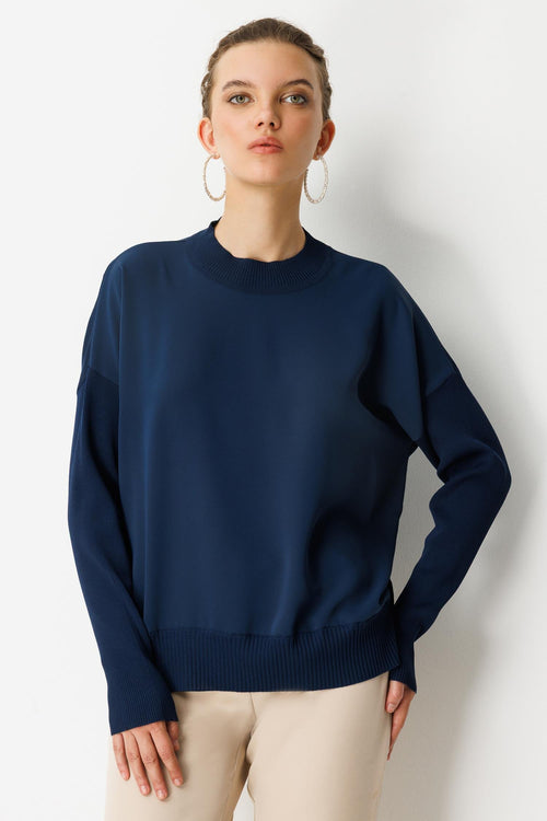 Balıkçı Yaka Bluz