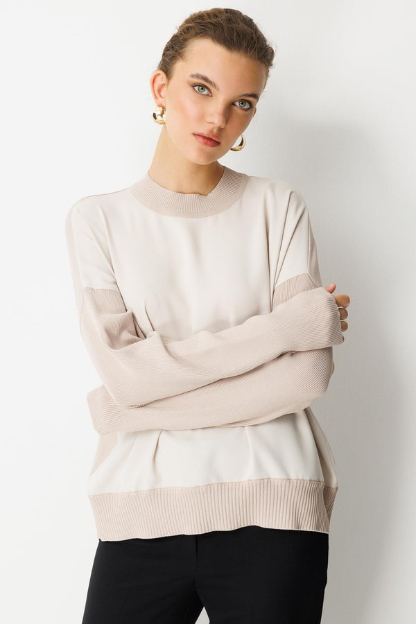 Balıkçı Yaka Bluz