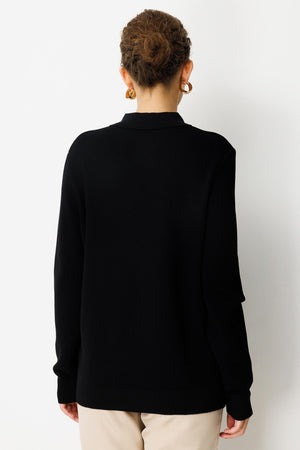 Çift Sıra Gold Düğmeli Hırka