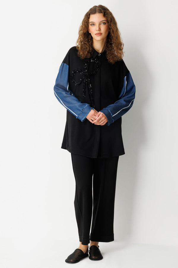 Payetli Fiyonk Detaylı Takım