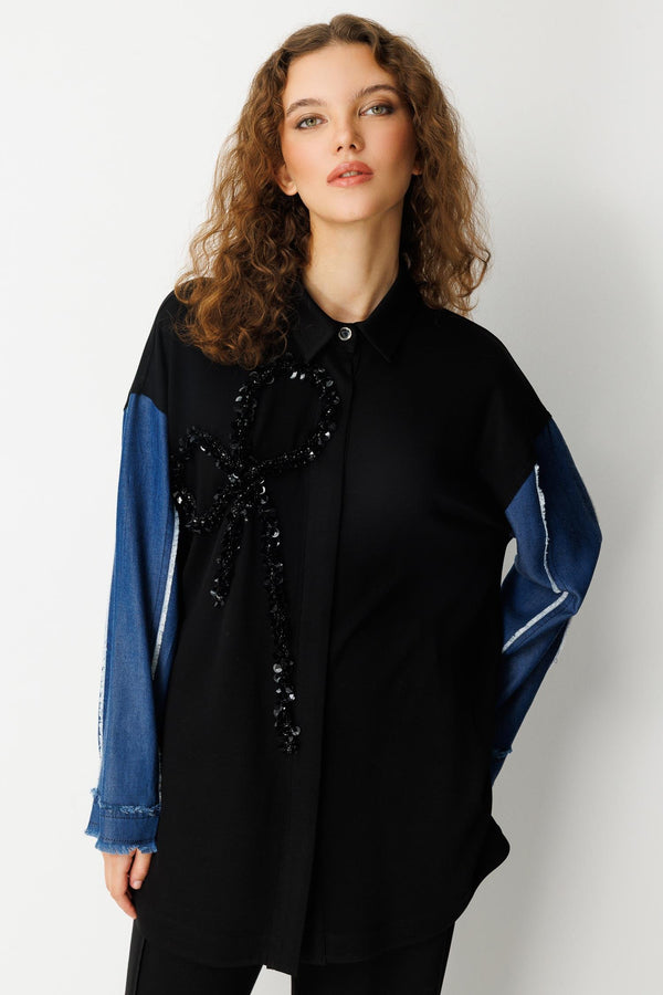 Payetli Fiyonk Detaylı Takım