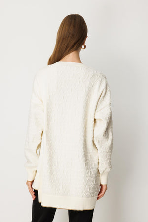 Asimetrik Triko Mixli Tunik