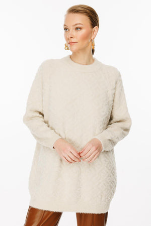 Desenli Triko Tunik