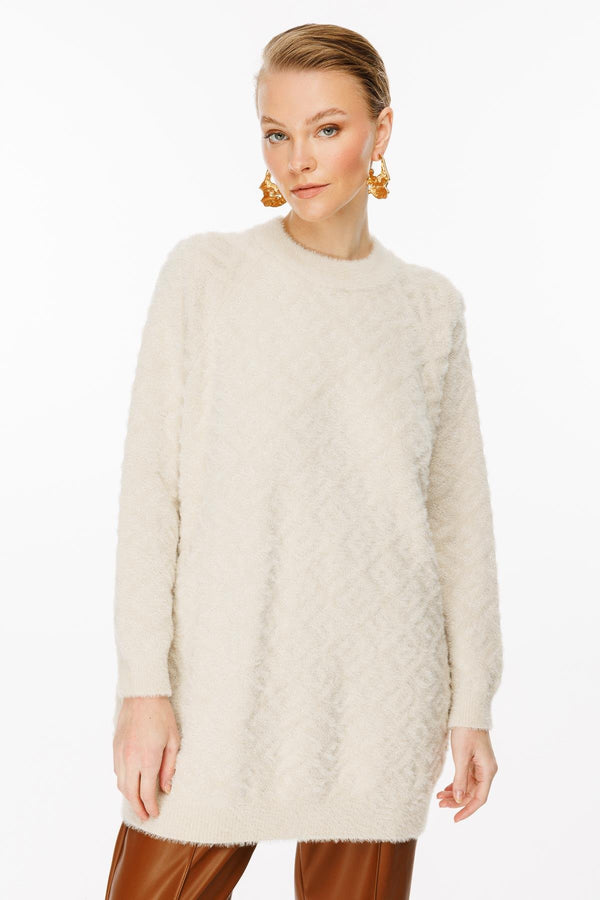 Desenli Triko Tunik