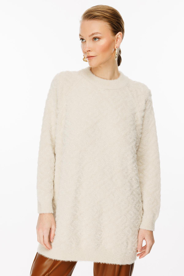 Desenli Triko Tunik
