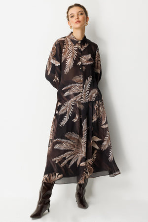 Tropikal Desenli Takım