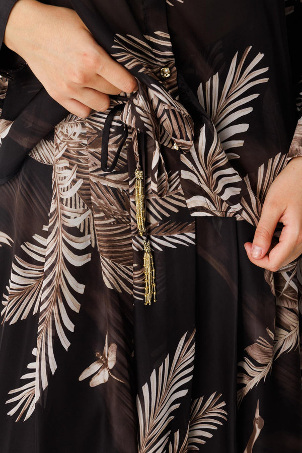 Tropikal Desenli Takım