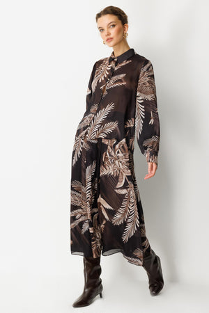 Tropikal Desenli Takım