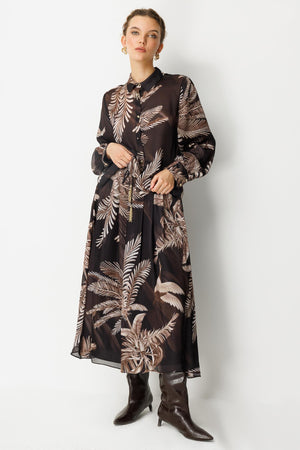 Tropikal Desenli Takım