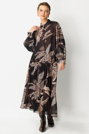 Tropikal Desenli Takım