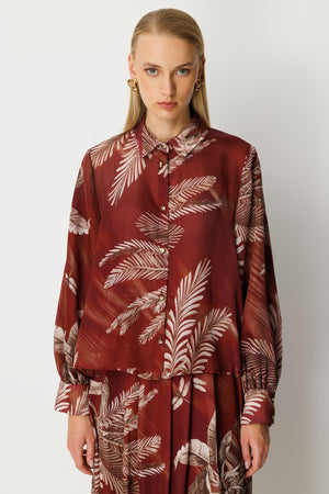 Tropikal Desenli Takım