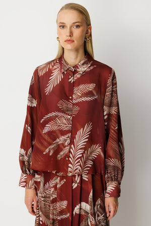 Tropikal Desenli Takım