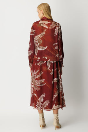 Tropikal Desenli Takım