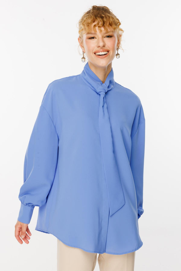 Yaka Detaylı Tunik