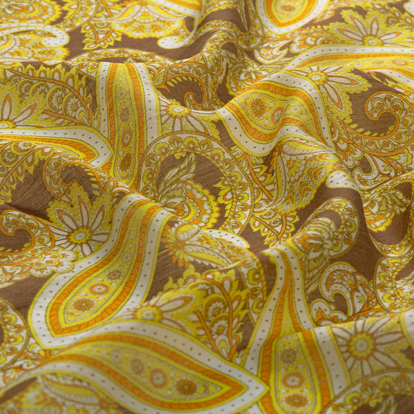 Gold Mezopotamya Model 01 Desenli Tensel Eşarp