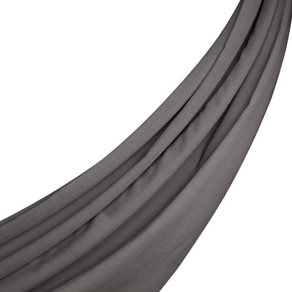 Gümüş Düz Pamuk Şal