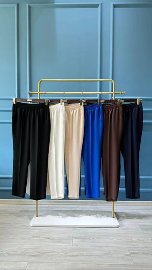 Beli Lastikli Petek Desen Pantolon
