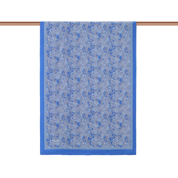 Indigo Mezopotamya Model 01 Desenli Tensel Şal