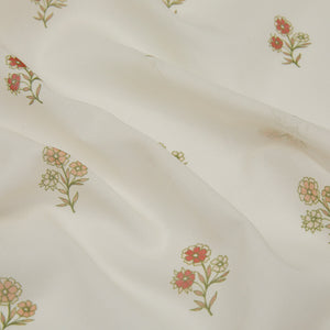 Krem Nostaljik Duvar Pamuk Şal