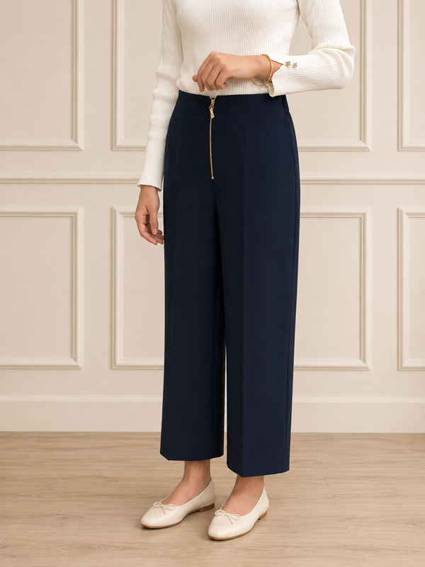 Queen Kısa Geniş Paça Pantolon