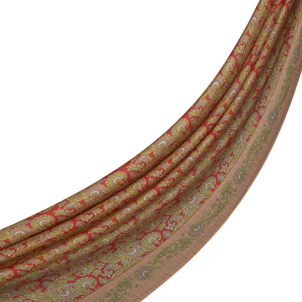 Pudra Mezopotamya Model 02 Desenli Tencel Sal