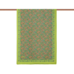 Sarı Yeşil Mezopotamya Model 06 Desenli Tensel Şal