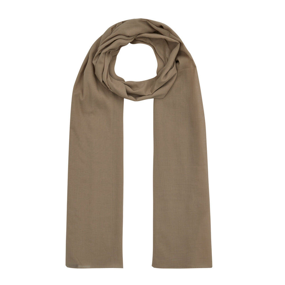 Sütlü Kahve Düz Pamuk Şal