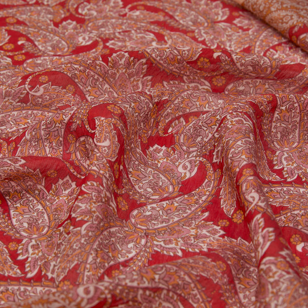 Terracotta Mezopotamya Desenli Tensel Şal